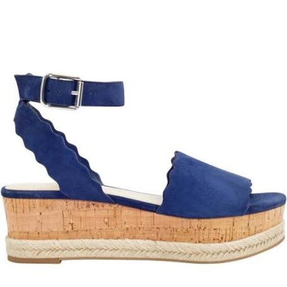 Marc Fisher Shoes - Marc Fisher Suede Platform Sandal Sz 8.5